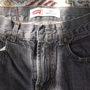 Levi’s 505 Boys New Black Jeans 12 Regular
